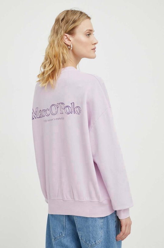 Ruházat Marc O'Polo pamut melegítőfelső 402407354141 rózsaszín