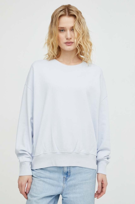 Odzież Marc O'Polo bluza bawełniana 402407354141 niebieski