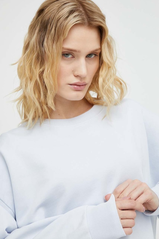 Marc O'Polo bluza bawełniana niebieski 402407354141