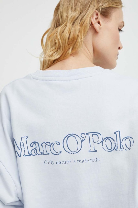 Бавовняна кофта Marc O'Polo 402407354141 блакитний