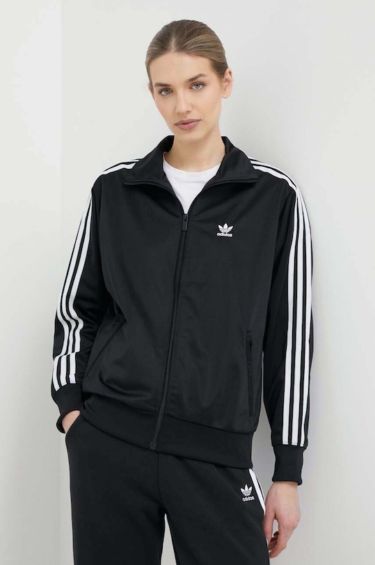 adidas Originals bluză imprimeu negru IT7405