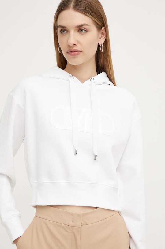 MICHAEL Michael Kors bluza bawełniana z kapturem biały MS451C04MY