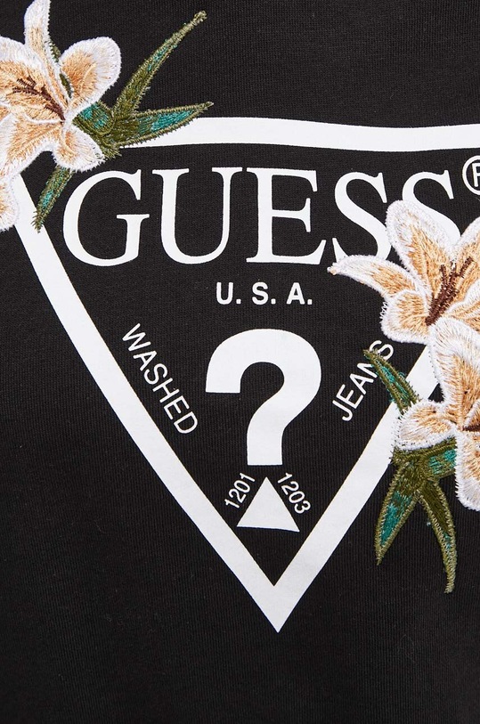 Guess bluza bawełniana ZOEY V4GQ04.KC6V1 czarny