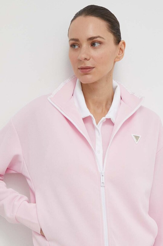 Dukserica Guess MYLAH roza V4GQ02.KBFB2