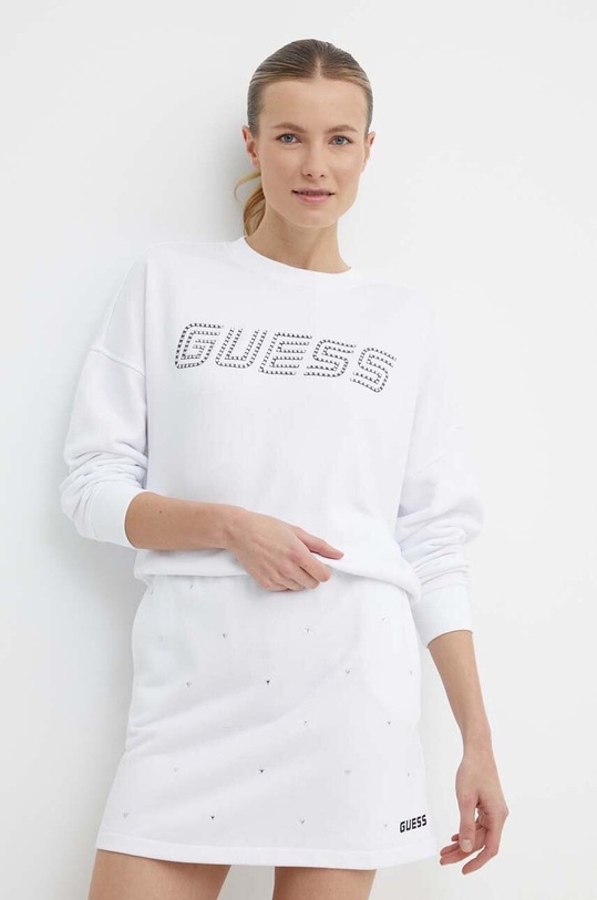 Guess bluza SKYLAR aplikacja biały V4GQ07.K8802