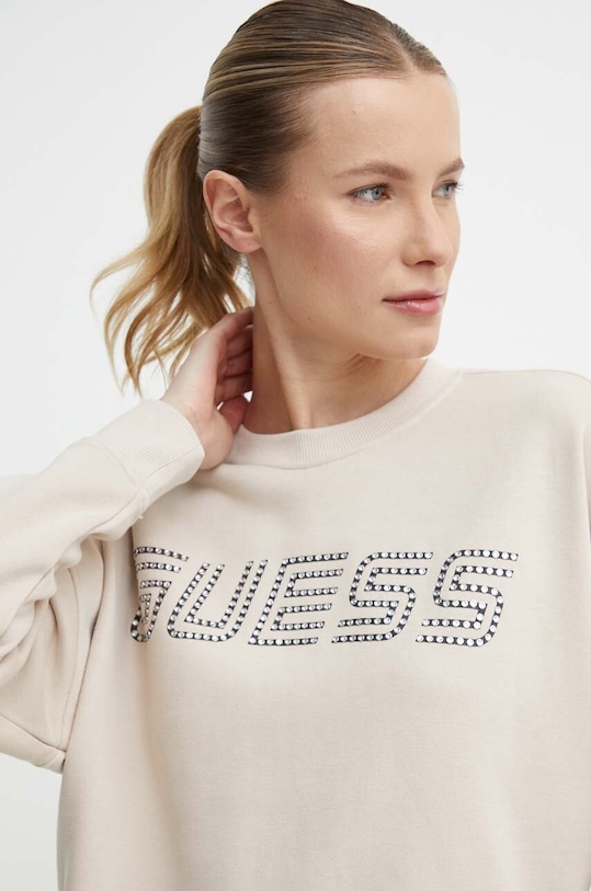 Mikina Guess SKYLAR béžová V4GQ07.K8802