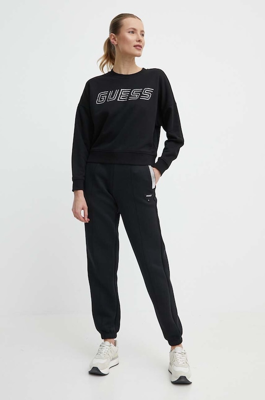 Mikina Guess SKYLAR V4GQ07.K8802 černá SS24
