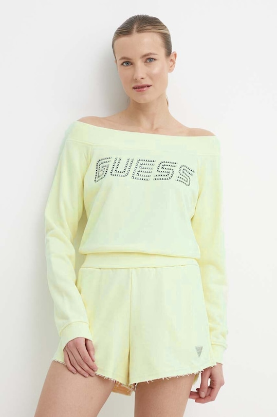 Guess bluza SKYLAR pozostałe zielony V4GQ08.K8802