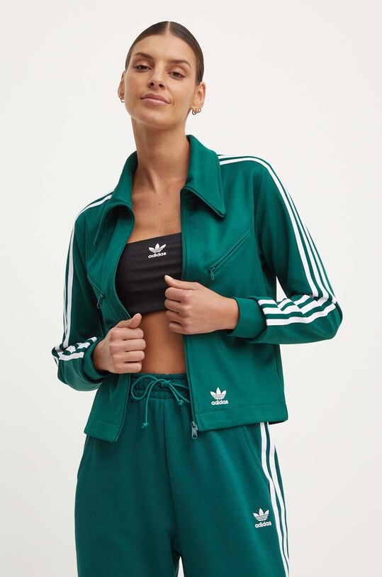 adidas Originals bluză Montreal Track Top imprimeu turcoaz IP0630