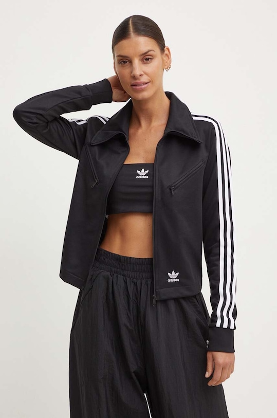 Μπλούζα adidas Originals Montreal Track Top απλικέ μαύρο IU2524