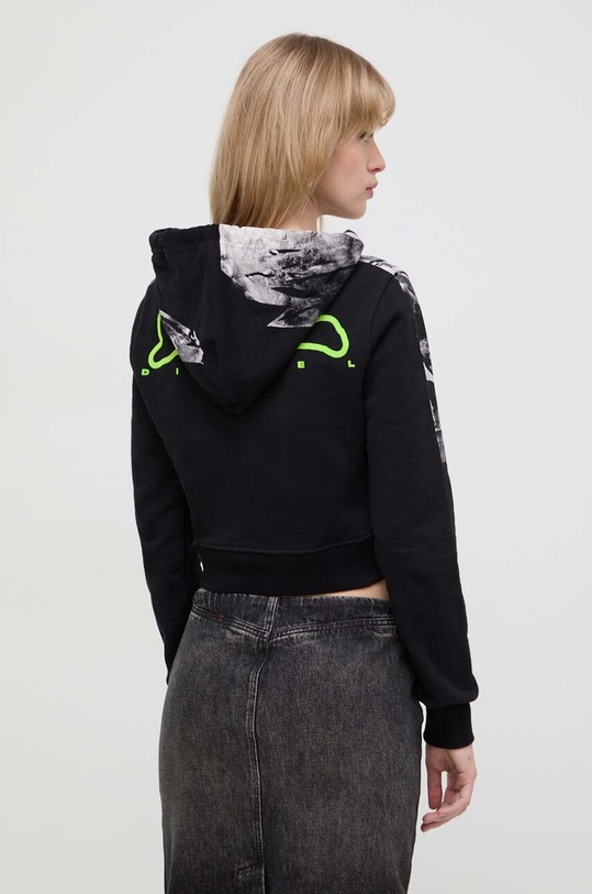 Îmbrăcăminte Diesel hanorac de bumbac A12547.0AMDV negru