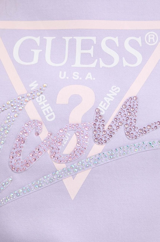 Guess bluza ICON W4GQ09.KB681 fioletowy