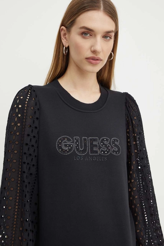 Guess bluza SANGALLO czarny W4GQ07.KBKM0