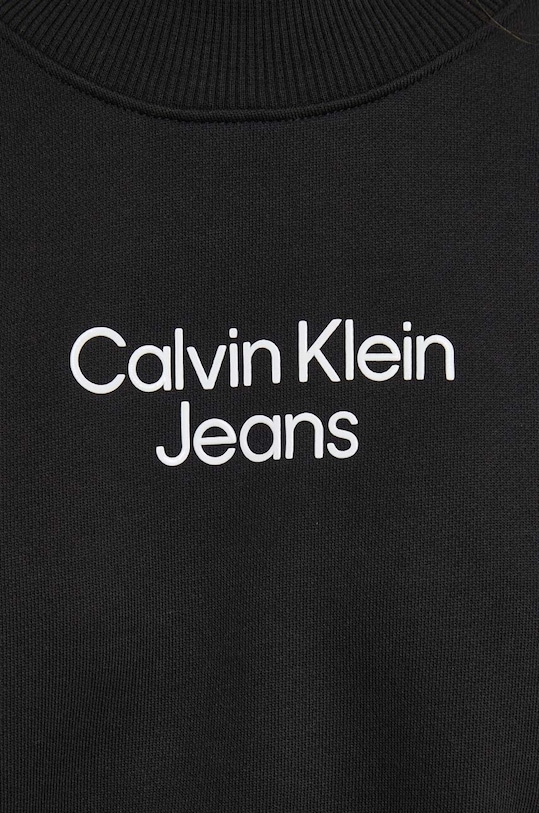 Calvin Klein Jeans hanorac de bumbac J20J221466 negru