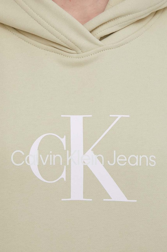 Памучен суичър Calvin Klein Jeans J20J223077 зелен