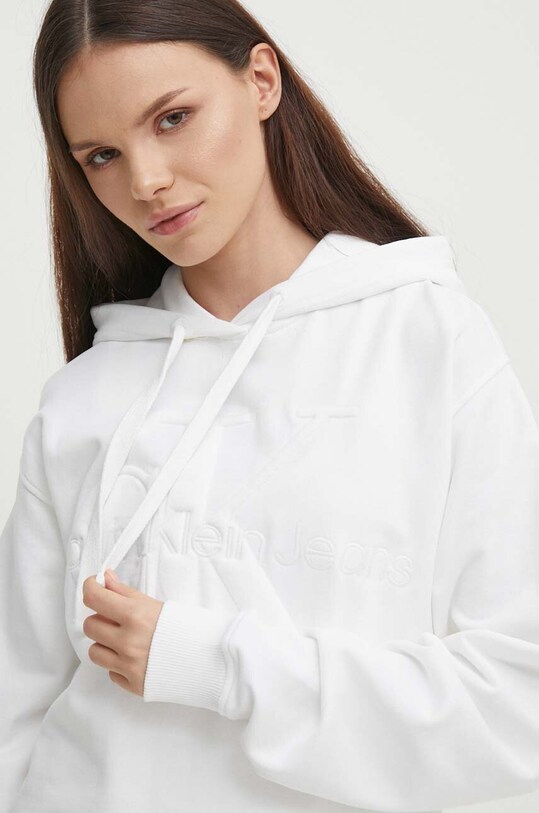 Calvin Klein Jeans bluza biały J20J223091