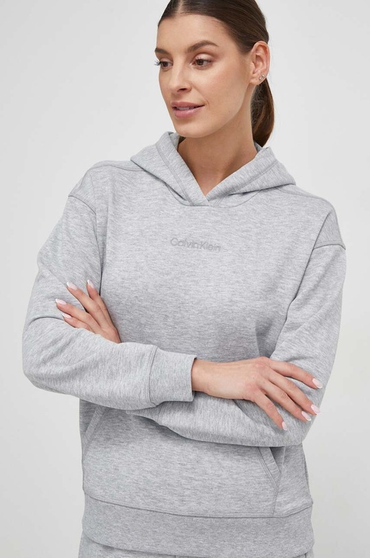 Calvin Klein Performance bluza dresowa z kapturem szary 00GWS4W334