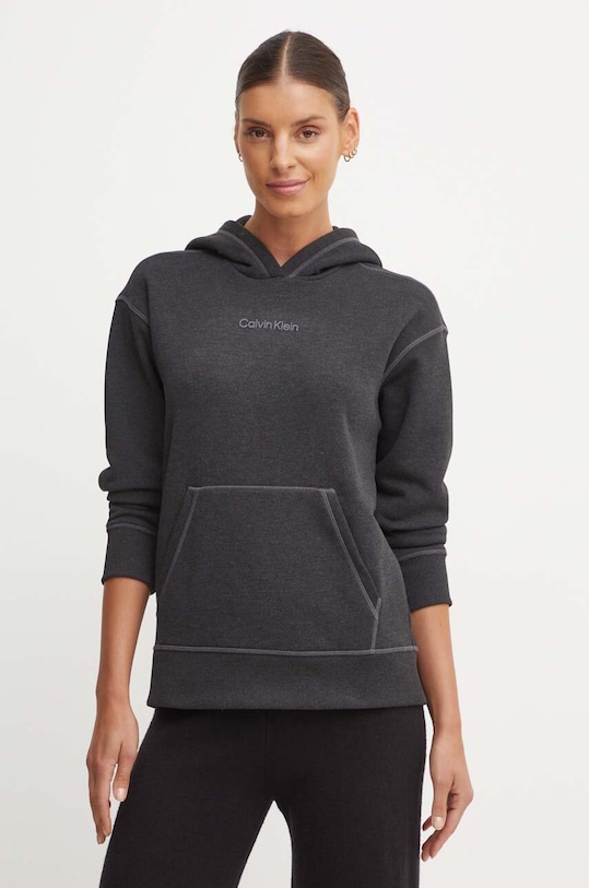 Calvin Klein Performance felpa tuta nero 00GWS4W334