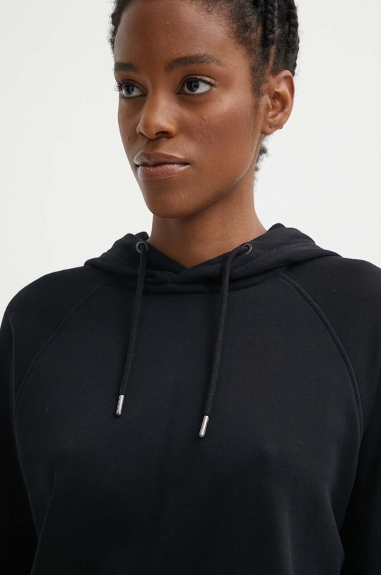 Fjallraven bluza bawełniana Vardag Hoodie czarny F86987.550