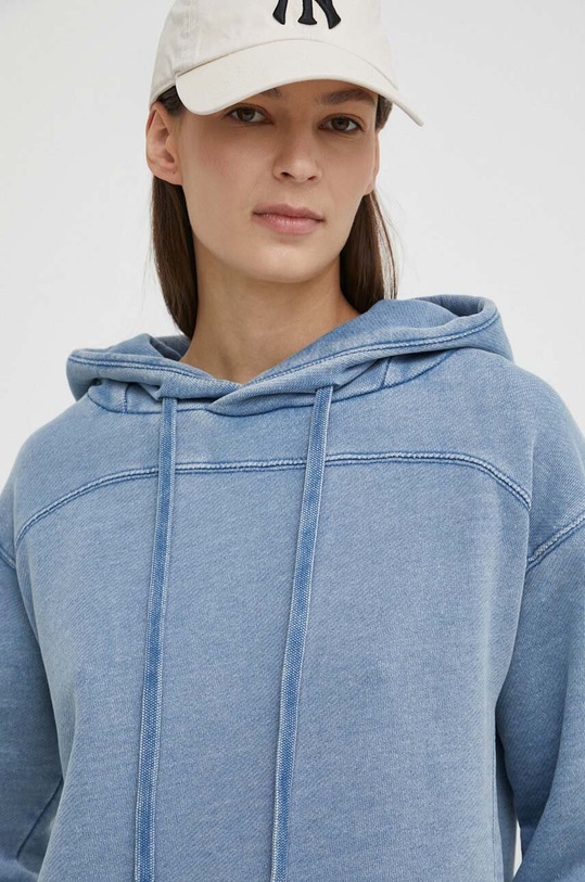 Bavlnená mikina G-Star modrá D24402.D583