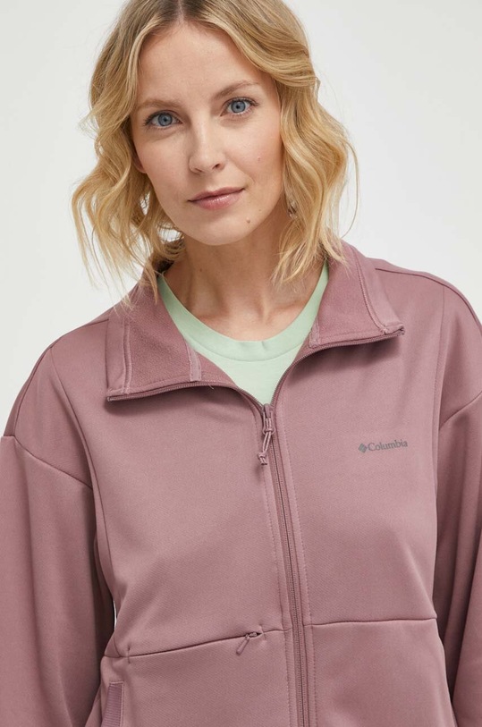 Спортен суичър Columbia Boundless Trek розов 2073084