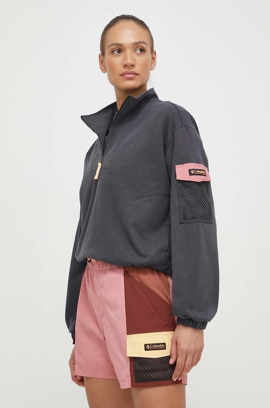 Columbia bluza Painted Peak bawełna szary 2074511