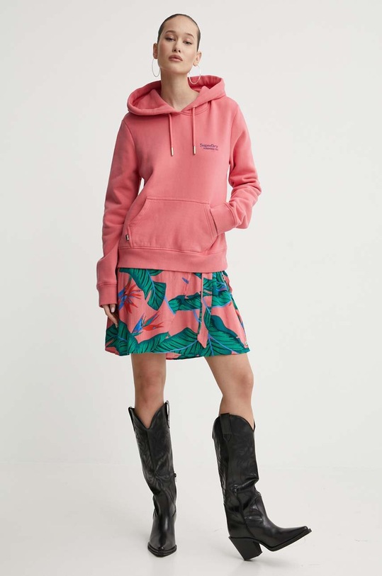Mikina Superdry W2012049A.9VN ružová SS24
