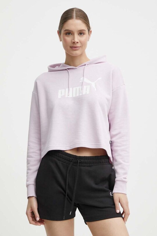 Кофта Puma с капюшоном фиолетовой 586870