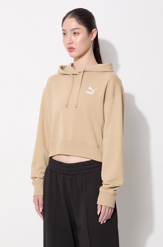 Puma hanorac de bumbac BETTER CLASSIC bej 624229