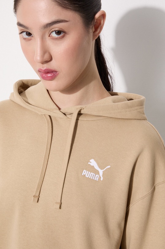 Puma hanorac de bumbac BETTER CLASSIC 624229 bej