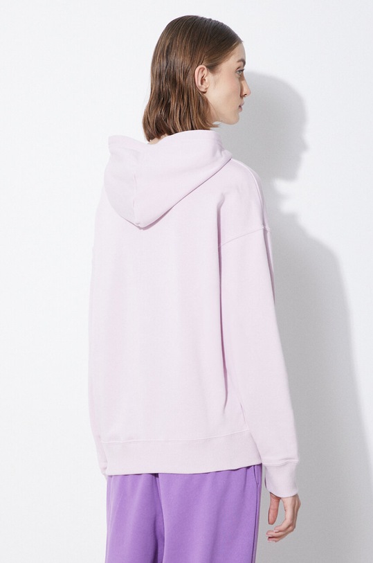 Clothing Puma sweatshirt CLASSICS Shiny Logo Hoodie 625595 violet