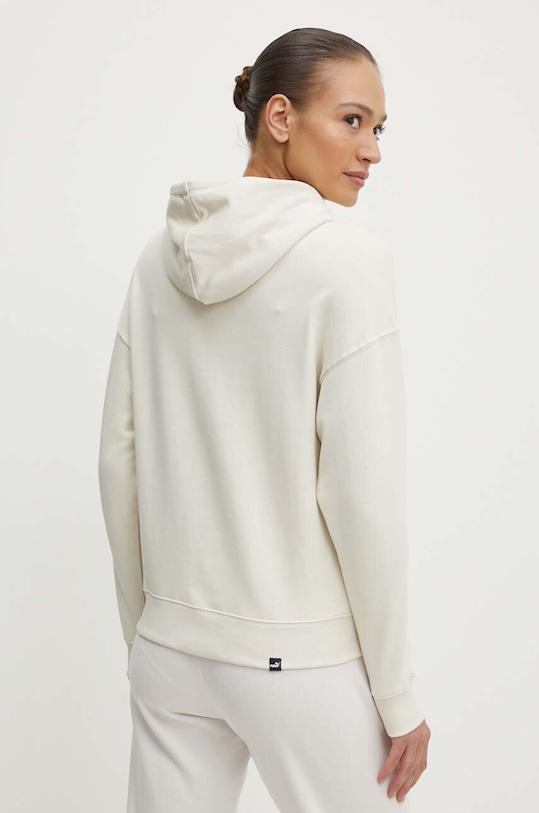 Îmbrăcăminte Puma hanorac de bumbac samo HER 677885 bej