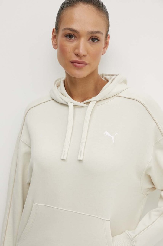 Puma hanorac de bumbac samo HER bej 677885