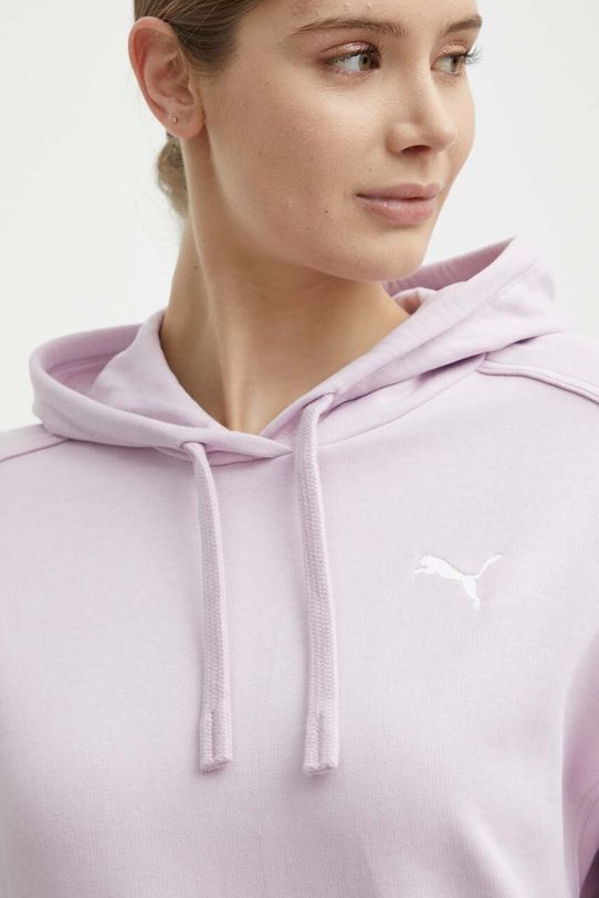 Бавовняна кофта Puma фіолетовий 677885