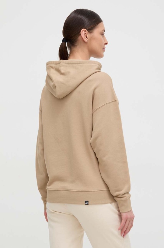 Odzież Puma bluza bawełniana HER 677885 beżowy