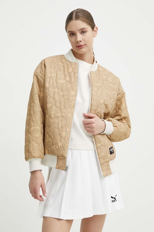 Puma geaca bomber cu doua fete PUMA X SOPHIA CHANG 624627 roz SS24