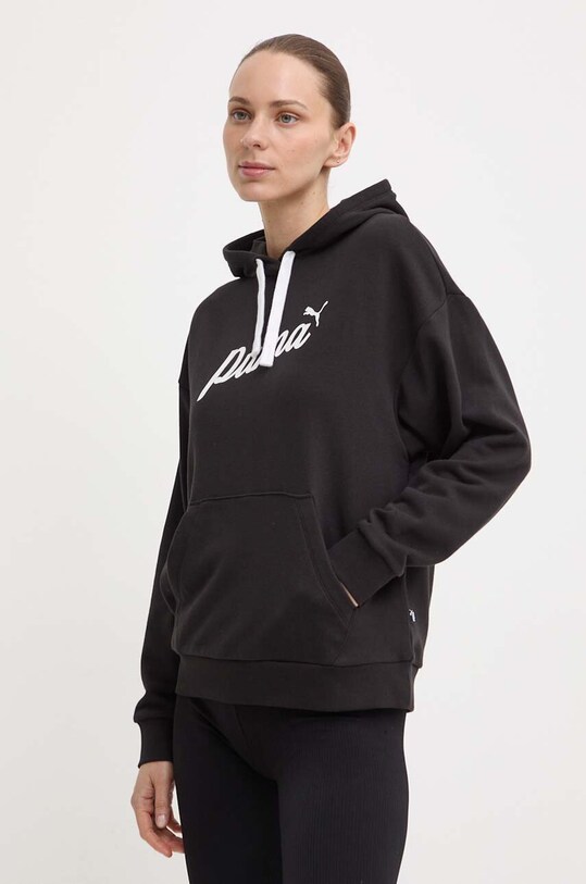 Кофта Puma з капюшоном чорний 679348