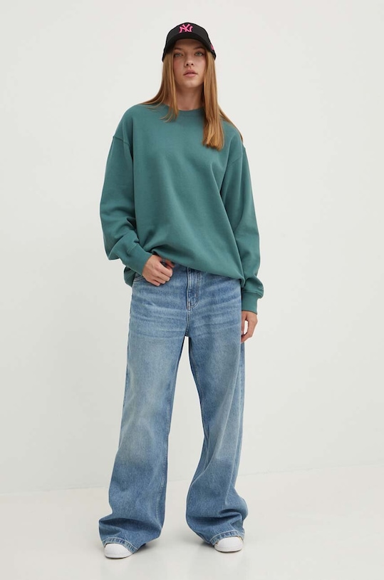 Hollister Co. bluza KI352.4026.300 zielony SS24