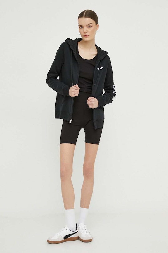 Mikina Hollister Co. KI352.4056.900 čierna SS24