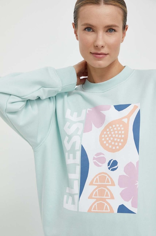 Ellesse bluza Rosiello Sweatshirt print turcoaz SGV20247