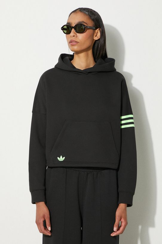 adidas Originals felpa applique nero IU2497