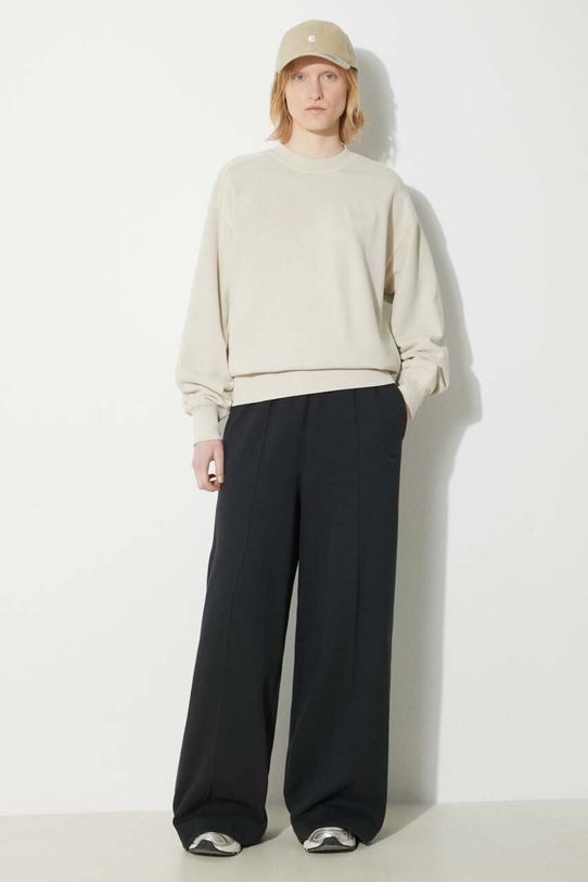 Бавовняна кофта Carhartt WIP Duster Script Sweat I033054.1YCGD бежевий SS24