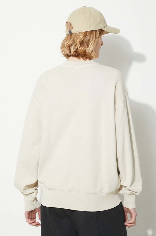 Abbigliamento Carhartt WIP felpa in cotone Duster Script Sweat I033054.1YCGD beige