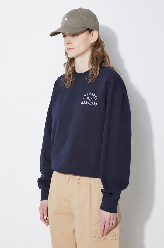 Oblečenie Mikina Carhartt WIP Class of 89 Sweat I033236.00BGD tmavomodrá