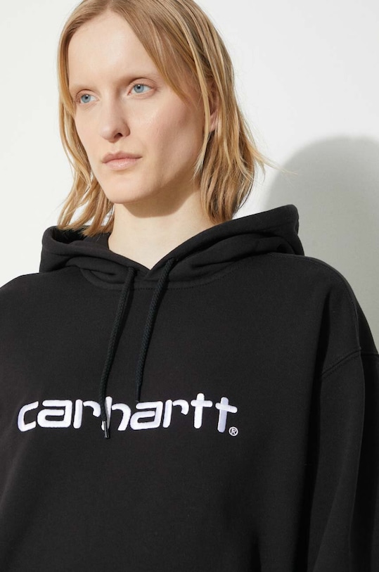 Dukserica Carhartt WIP Hooded Carhartt Sweatshirt I033648.0D2XX crna