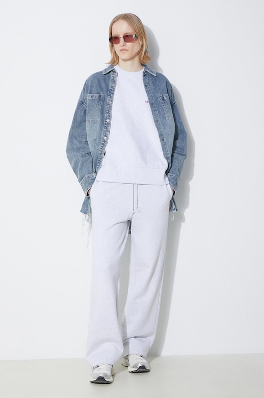 Carhartt WIP bluza American Script I033649.482XX szary SS24