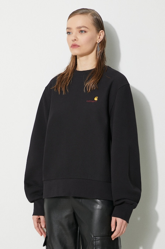 Mikina Carhartt WIP American Script Sweat černá I033649.89XX