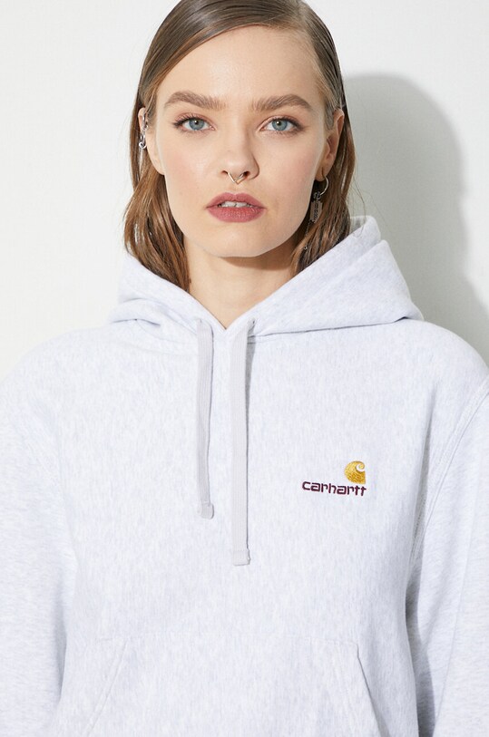 Carhartt WIP bluza HD American Script Sweat I033650.482XX szary