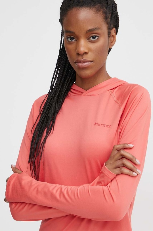 Sportovní mikina Marmot Windridge bez kapuce oranžová M15352