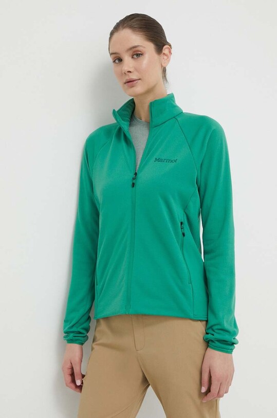 Спортивна кофта Marmot Leconte без капюшона зелений M15392